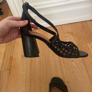 & Other Stories Black Strappy Heels